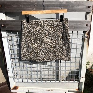 Jolt cheetah mini skirt